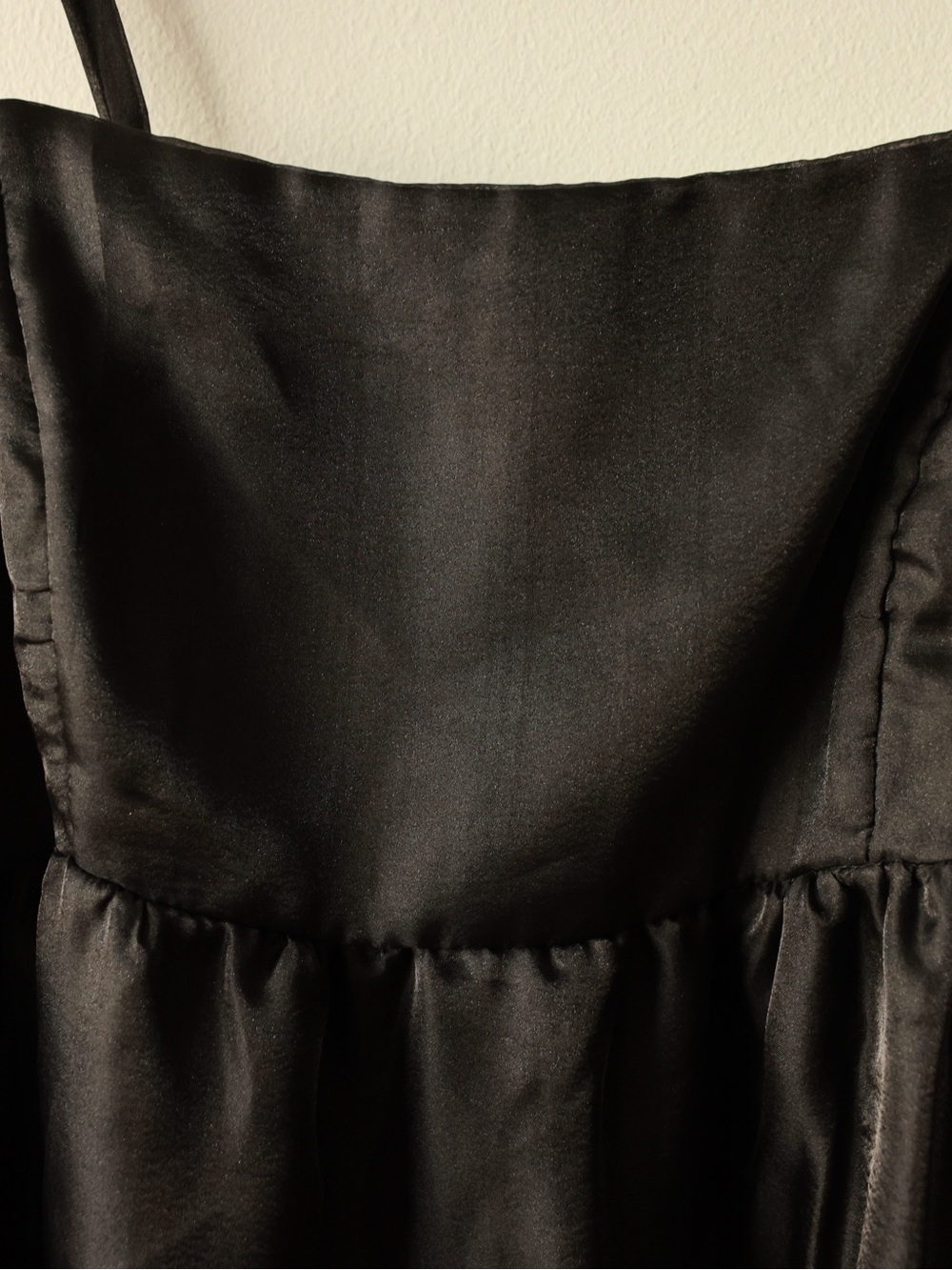 wild fable Black Sheer Tiered Midi Dress with Tie Straps and Ruffle Hem - Picture 10 of 13